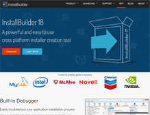 Tablet Screenshot of installbuilder.bitrock.com